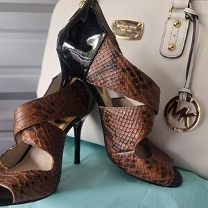 Michael Kors Brown and Black Women's Heels
